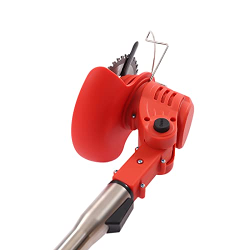 Accu-grastrimmer, 600 W, elektrische grasmaaier, met dubbele veiligheidsschakelaar, instelbaar, voor het snoeien van tuinen en gazons - Afbeelding 7