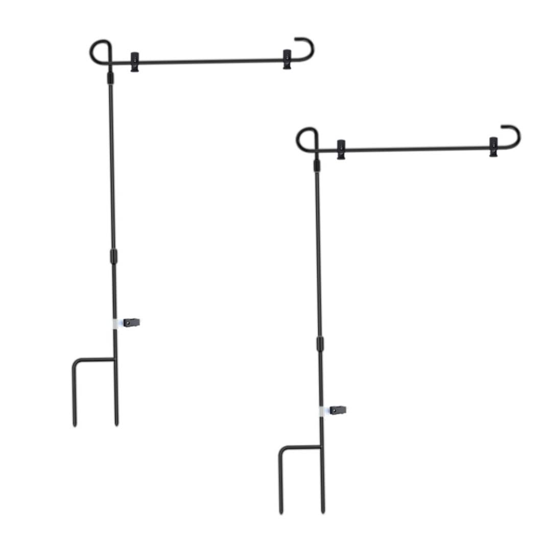 Garden Flag Stand, Garden Flag Pole Holder,Yard Garden Flag Stand Banner Flagpole, garden metal flagpole, outdoor patio terrace, autumn garden flag stand, suitable for all kinds of flags