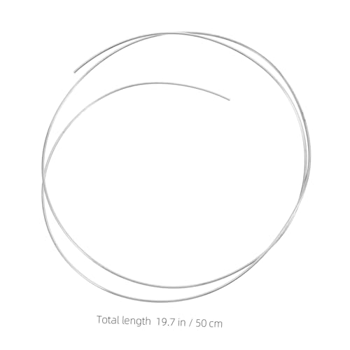 MUCKLILY Low Temperature Welding Wire Silver Electrical Soldering For Jewelry Making Solid Wire Low Temp Welding Rods Metal Universal Welding Wire Jewelry Making Wire Simple Welding Rods