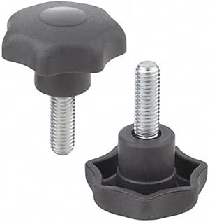 Star Knob, M6, Ext, 1.18, 1.99, SS Insert