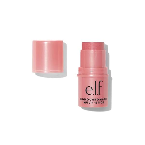 Elf-Monochromatic-Multi-Stick-Eyes-Lips-Cheeks-Dazzling-Peony e.l.f. Monochromatic Multi Stick, Luxuriously Creamy & Blendable Color, For Eyes, Lips & Cheeks, Dazzling Peony, 0.17 Oz