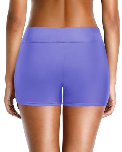 Image of Yonique Womens Swim Shorts Bathing Suits Bottoms Swimsuit Bottoms(Available in Plus)