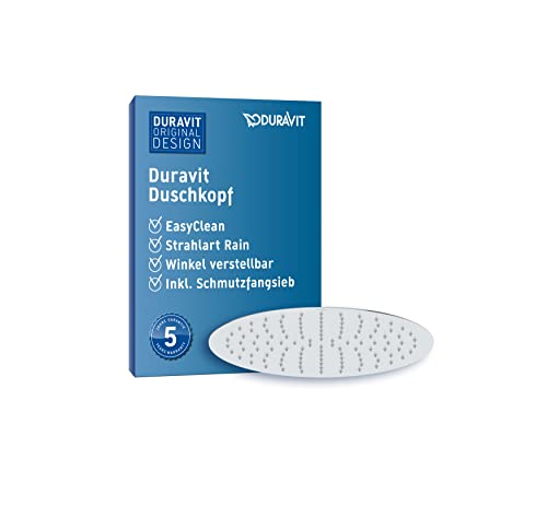 Duravit Universal Kopfbrausenset, Duscharm 410 Mm, Duschkopf   250 Mm Kopfbrause Rund, Armatur Im Winkel Verstellbar, Chrom 4185748759