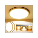 Antree Ledシーリングライト 6畳 ~ 8畳 2個セット 和風 木目調 28w 間接光常夜灯 3600lm 調光調色 電気 蛍光灯 リモコン付き スマホAPP対応 寝室/和室/書斎/リビング/台所/玄関/廊下適用