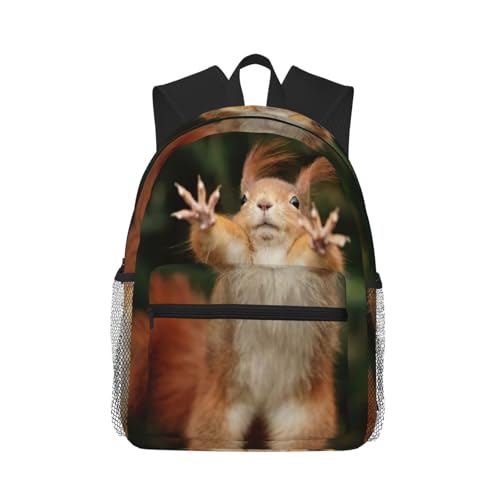 Sac à dos de voyage écureuil amusant pour l'université et les sorties