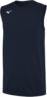 Mizuno Men's Sleeveless Volleyball V-Neck Jersey - NCAA Compliant, Stretch Fabric for Ultimate Comfort