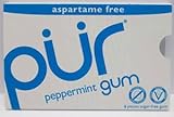Pur Peppermint Xylitol Gluten-Free Gum pack of 3