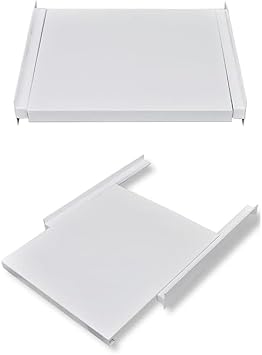 Conserv Washer and Dryer Stacking Kit with Shelf Space Saving White