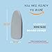SAVUK 12 X 30 inch Smart Table top Ironing Board Cover and Pad with Standard Size, Fits Small, Mini Board, Extra Thick Padding, Elastic Cord, Heat Resistance (Replacement Cover and Pad 12