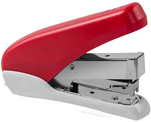 ホッチキス 省力ホッチキス 事務用品 学生専用 小型手動ホッチキス 標準 多機能 実用的 卓上ホッチキス(A-Red)