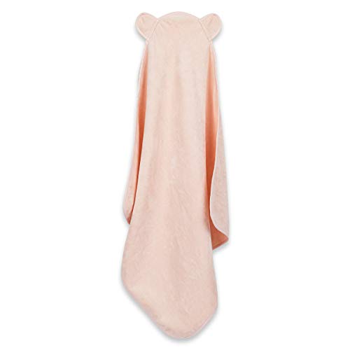 Image of Masilo 100% Cotton Hooded Towel /Ideal for Babies 0-18months / Luxurious and Super Absorbent Baby Towel /Infant to Toddler Wrap Towel with Hood /Soft, Lightweight and Breathable /Grrly /Pink
