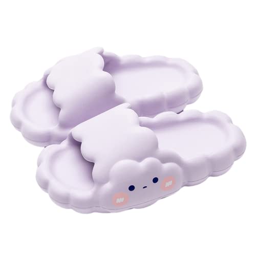 Floette Cute Slide Sandals Kawaii Slippers Shower Non-Slip Bathroom Spa Sandals Comfort Lightweight for Couple Lovers