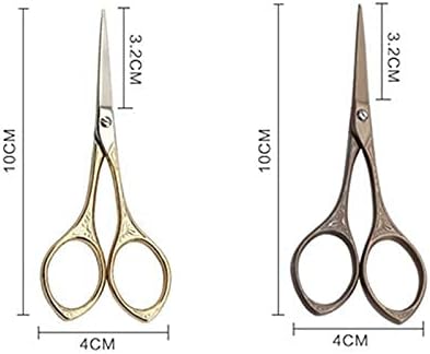 Kitchen Scissors,Kitchen Shears Stainless Steel Classic Vintage Sharp Home Kitchen Office Supplies Manual DIY Tools(Golden)