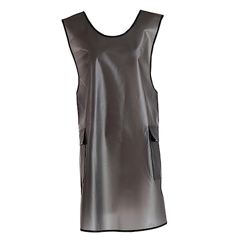 Unomor Sleeveless Pvc Waterproof Apron Kitchen Home Store Use for Women Men Long-time Use Clean Home