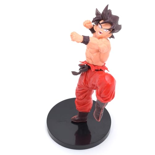 Image of Daiyamondo Premium Anime Action Figure- Unlease The Power of Highly Detailed Collectible with Dynamic Pose (Goku Red Punch)(15cm Height)