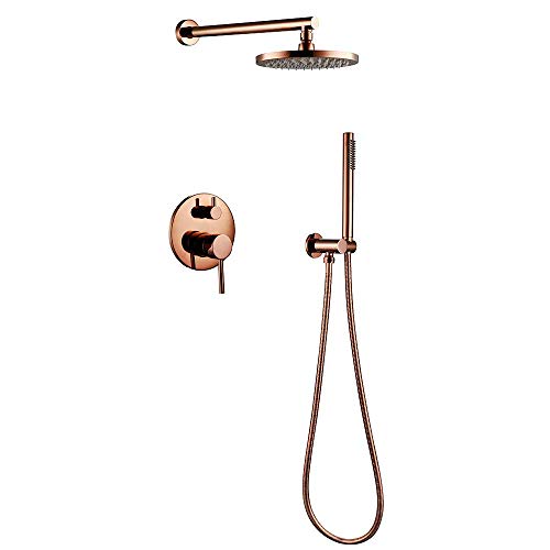 Mitigeur de douche de bain de luxe LWX avec douchette design chrome