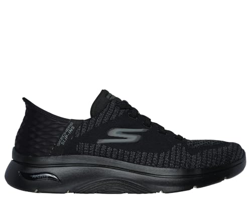 Skechers Skechers Men's Hands Free Slip-ins Go Walk Arch Fit 2.0 - Grand Select 2 Sneaker, Black/Black, 10.5