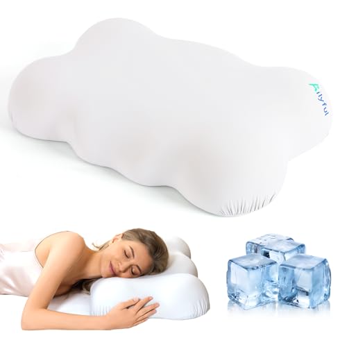 Ailyful Memory Foam Cooling Pillow for Neck Pain Relief