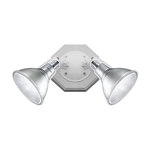 Philips LED Non-Dimmable PAR38 Light Bulb - Pack of 2 - EyeComfort Flicker Free - 10W = 90W, 900 Lumen - Daylight (5000K) - E26 Base - Outdoor - Title 20