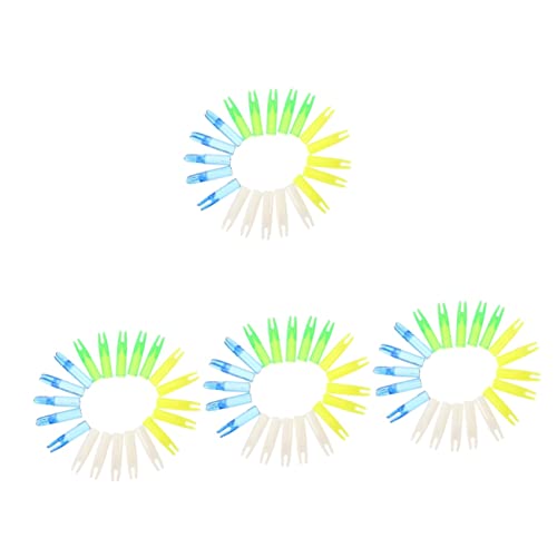 SUPVOX 4 Juegos Culatín Molde De Encaje Objetivo De Al Equipos De Gancho Placa De Anillo Juguetes De Pelota De Ventilación Castor Paraca Sintonizador El Plastico 20 Piezas * 4