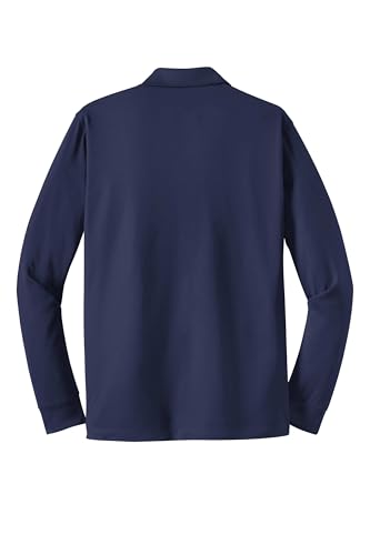 SPORT-TEK Unisex Long Sleeve Micropique Sport-Wick Polo | Collared Shirt for Men & Women, Casual Fit Top for Work & Golf2