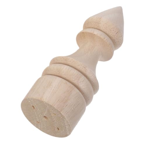 ORFOFE Wood Lamp Finial Decorative Finials 4x10cm for Furniture Bed Posts DIY Craft Projects and Flagpole Toppers