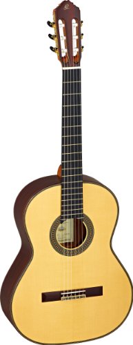 Ortega M20CS Custom Master Selection Guitare de concert solide avec coffre Bois de rose Indien/Epicéa Allemand - Les Beatles, Paul McCartney, John Lennon, RIngo Starr, George Harrison Ortega M20CS Custom Master Selection Guitare de concert solide avec coffre Bois de rose Indien/Epicéa Allemand