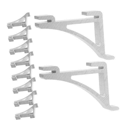 Tofficu 10Piezas Soporte Estantes de Congelador de Abrazadera de Clips Resistentes y Duraderos Instalación Organización del Refrigerador