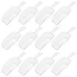 XINGLIAN 7 Inch Multi Purpose Clear Plastic Scoops for Weddings, Ice, Candy Dessert Buffet, Ice...