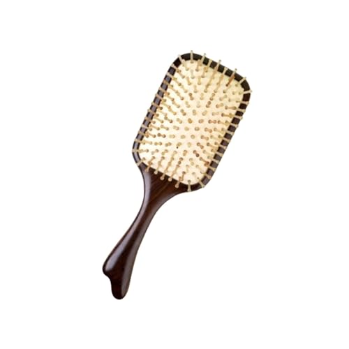 UZOURI Peines for el cabello for mujer, cepillos for el cabello for masaje del cuero cabelludo, peines for el cabello con cojín de aire, cepillo for el cabello de madera