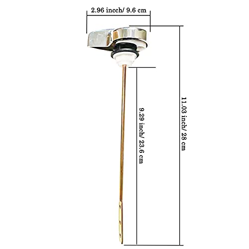 HLFCCHJ XYYSLZHP 2 Pack Toilet Flush Tank Lever Handle Replacement for TOTO THU004-CP, ST701, CST854 and CST884, 11 Inch Toilet Tank Flush Trip Lever - Side Mount, Chrome