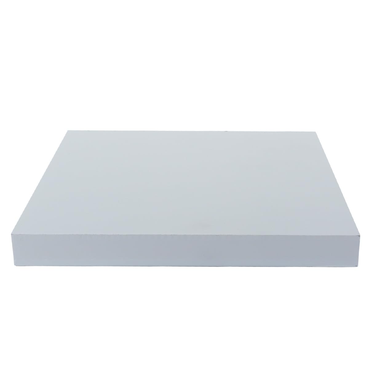 White Decorative Tray, Wooden Tray, Square Serving for Jewellery, Food, Bathroom, Kitchen, 20 X 20 Cm