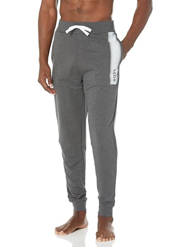 BOSS Men's Authentic Cuffed Lounge Pants with Sporty Logo