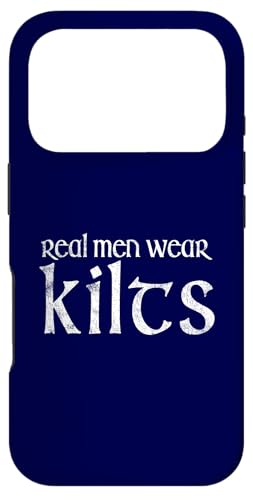 Scottish Souvenir for Scotland Lovers - Real Men Wear Kilts �X�}�z�P�[�X iPhone 17 Pro �p
