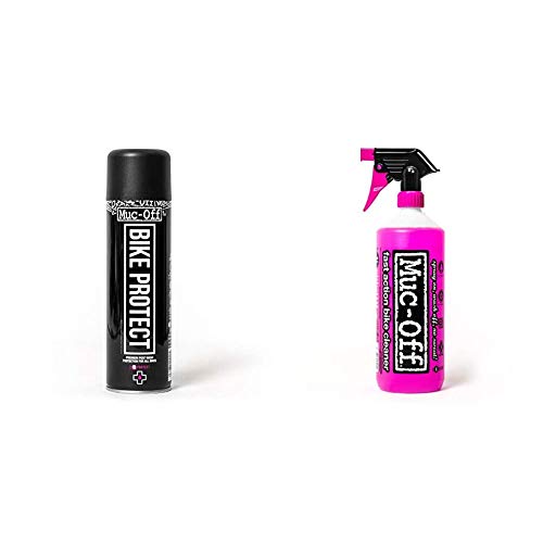 Muc-Off(}bNIt) ]ԃveNgXv[ 500ML [Bike Protect] & imeN]ԃN[i[ 1L [Nano Tech Bike Cleaner] y{Ki/Zbgz