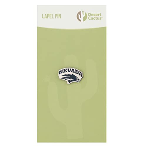 Image of Desert Cactus University of Nevada Lapel Pin NEV Wolf Pack Made of Metal for Formal Wear, Bag and Hat Jewelry, and Tie Tack (Pin A)
