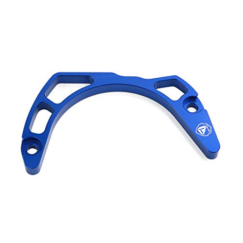Autovic Cnc Aluminum Case Chain Saver Guard Engine Cases Protection For Yamaha Raptor 700 Gytr 2007 Raptor 700R Yfm700 2006-2019 Blue 1 Set Atv Parts Frame Slider Protection #TOP5