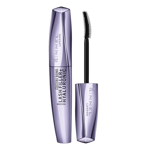 Rimmel London Wonder Bond Lash Filler Máscara de Pestañas 001 Black, 11 ml
