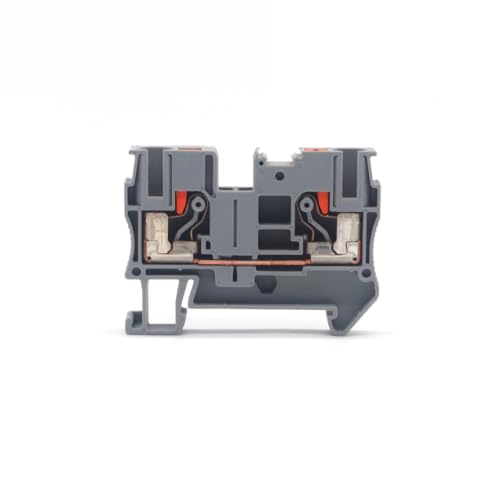 Conector cable PT-6 sin tornillos para carril Din, bloques terminales PT6, 50 unidades 2