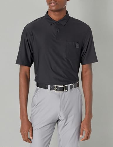 Polo Adidas Golf noir S respirant pour éviter la chaleur sur le parcours - 3