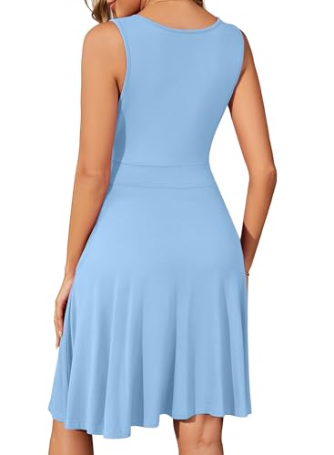 Image of WEACZZY 2025 Summer Women,Light Blue,XL