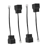 Répartiteur téléphonique : assure une transmission fiable du signal avec son interface rj14 et présente un design extérieur noir élégant qui ajoute une touche d'élégance, adaptateur téléphonique