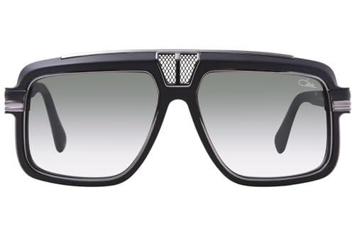 Cazal Legends 678 002 Sunglasses Men's Matt Black Gunmetal/Green Gradient 59mm2