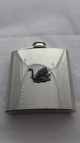 Flasque 170g b27 swan étain pour randonnée et soirées en plein air