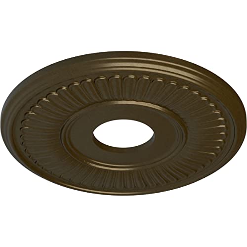 Image of Ekena Millwork Berkshire Ceiling Medallion, Brass