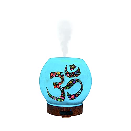 Difusor para aceite esencial ultrasónico artesanal 120 ml miniatura 2