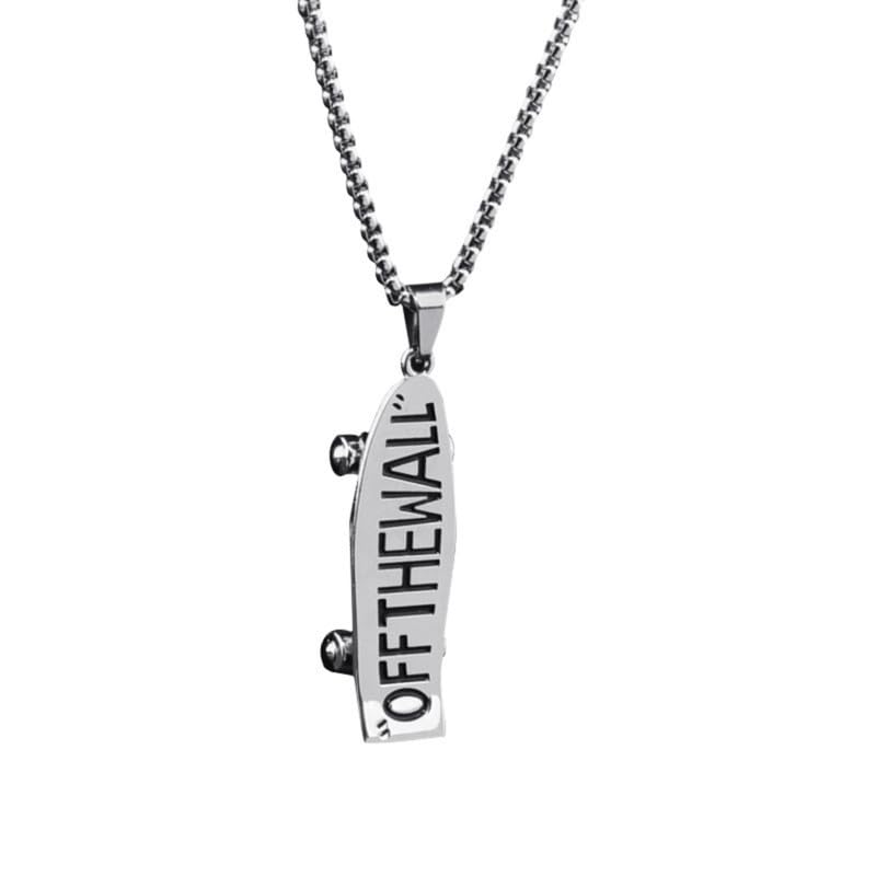 Salty Alpha Vans Skateboard Neck Chain for Men & Boys | Stainless Steel | Long Necklace | Pendant | Locket | Fancy & Stylish | Birthday Gift | Aesthetic Jewellery | Accessories for Everyday Wear (B0CZJN1D78) Amazon Price History, Amazon Price Tracker