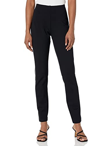 Nanette Nanette Lepore Women's Flattering Miracle Ponte Pant with Pleather Trim