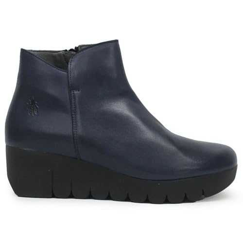 Fly London Women VANG364FLY Fashion Boot, BLEU MARINE, 35