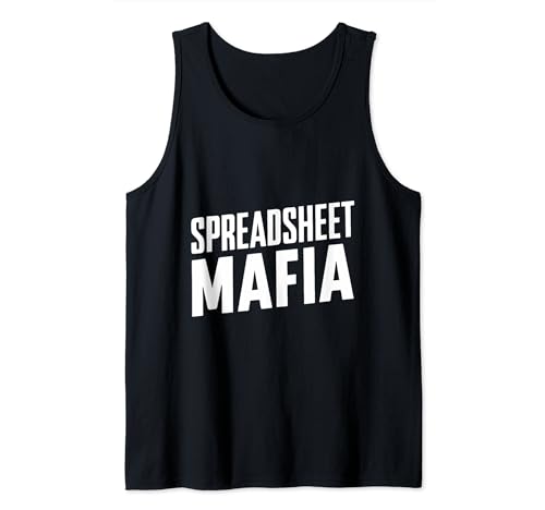 Spreadsheet Mafia Funny Project Manager Accounting CPA Tax Débardeur